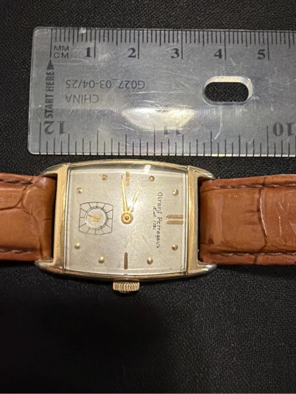 vintage girard perregaux mens watch